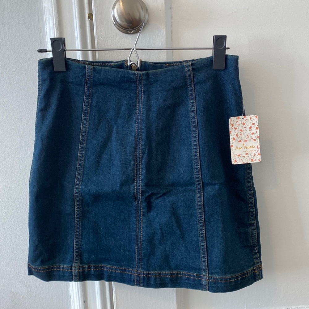 NWT Free People Denim Skirt